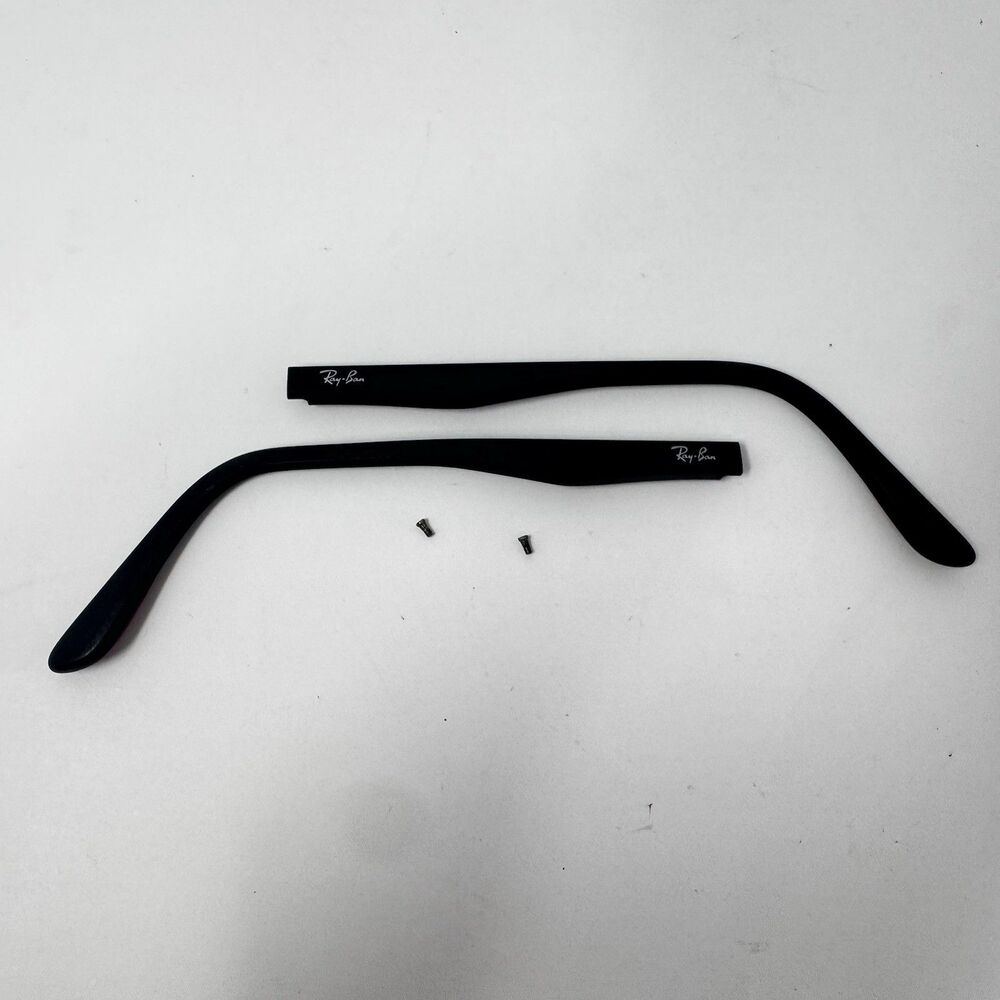 Ray-Ban RB5277 2077 140mm Matte Black Replacement Temple Arms Pair w/Screws